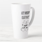 Funny Quote Coffee Mug カフェラテマグ (右アングル)