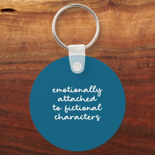 Funny Quote For Book Lovers Modern Script  キーホルダー (正面)