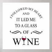 funny quote for wine lover ポスター (正面)