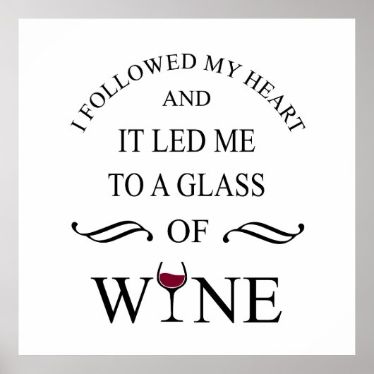 funny quote for wine lover ポスター (正面)
