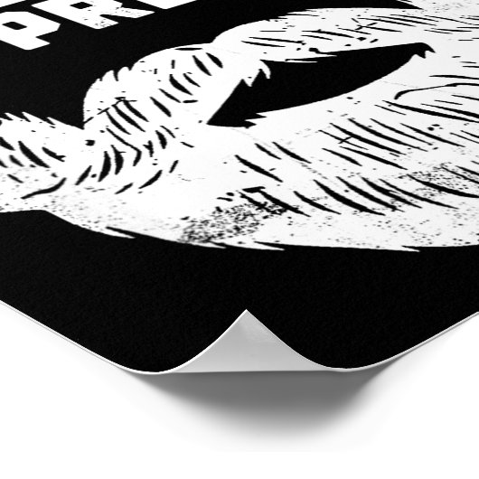 Funny Quote Gift For Bearded Men And Beard Lovers  ポスター (角)