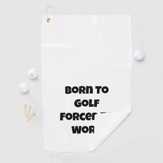 Funny Quote Golfing ゴルフタオル (インサイチュ)