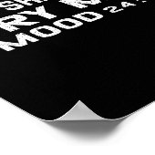 Funny Quote Graphic Thou Shalt Not Try Me, Mood 24 ポスター (角)