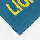 Funny Quote Hanukkah Tuah Light That Thang Design  フリースブランケット (角)