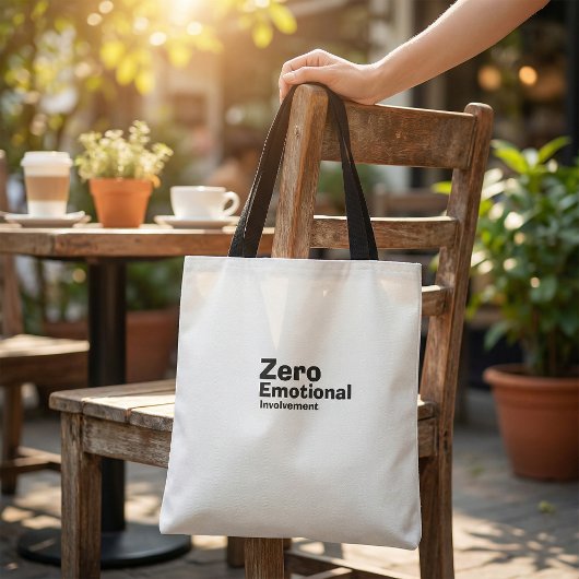 Funny quote humour black and white typographic トートバッグ