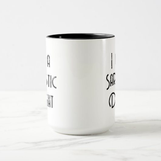 Funny Quote I am a Sarcastic Delight Mug  マグカップ (中央)