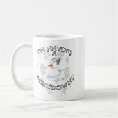 Funny Quote I'm Having A Meltdown Design Snowman コーヒーマグカップ (左)