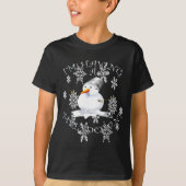 Funny Quote I'm Having A Meltdown Design Snowman Tシャツ (正面)