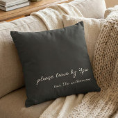 Funny Quote Introvert Humor Custom Black White クッション