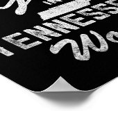 Funny Quote Just A New Jersey Girl In A Tennessee  ポスター (角)