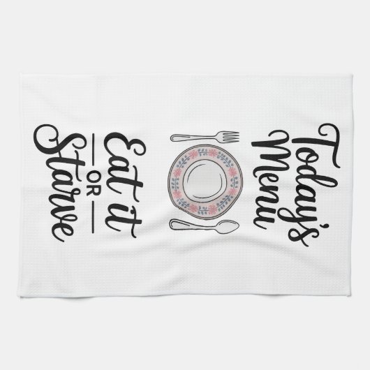 Funny Quote Kitchen Towel キッチンタオル (横)
