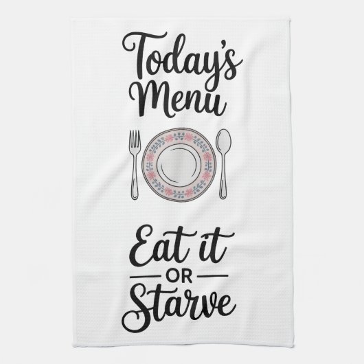 Funny Quote Kitchen Towel キッチンタオル (縦)