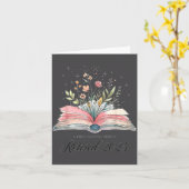 Funny Quote New Chapter Begins Retired 2025 Floral カード (黄色い花)