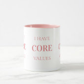 Funny Quote Simple Typography Pink Pilates Mug マグカップ (中央)