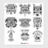 funny quote sports Printable シール (シート)