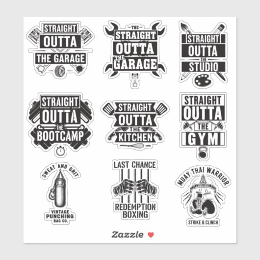 funny quote sports Printable シール (シート)