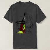 Funny Quote Yes Im The Redhead Witch Everyone Warn Tシャツ (デザイン正面)