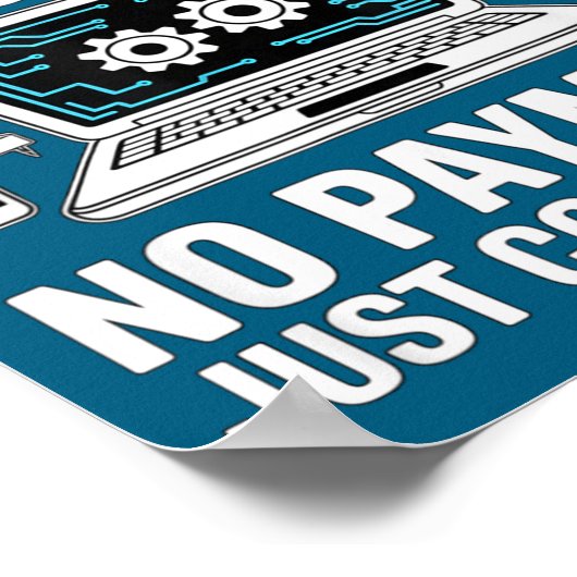 Funny Quotes For Men And Dad. Programming Quote  ポスター (角)