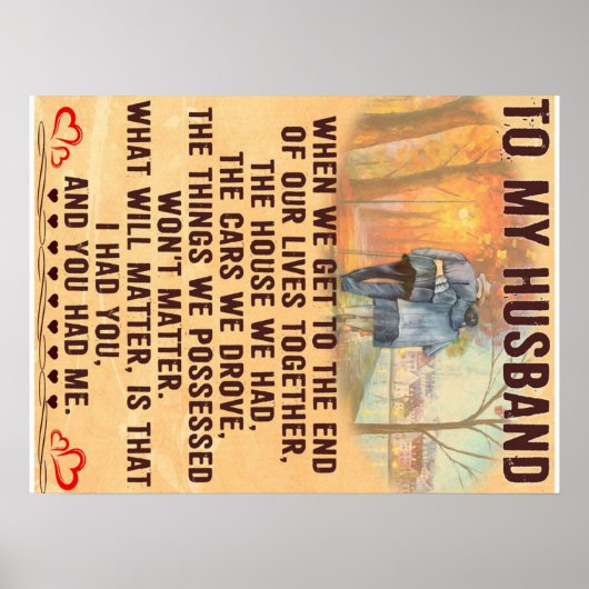 Funny Quotes Gift To Husband | Gift For Father | ポスター (正面)