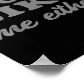 Funny Quotes I Don't Like Me Either Sarcastic Gift ポスター (角)