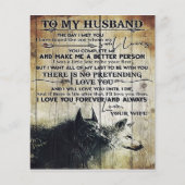 Funny Quotes To My Husband | Gift For Husband | (正面)