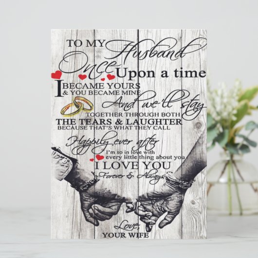 Funny Quotes To My Husband | Gift For Husband | メニュー (スタンド正面)