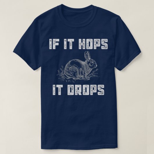 Funny Rabbit Hunting - Great Sarcastic Hunter Gif Tシャツ (デザイン正面)