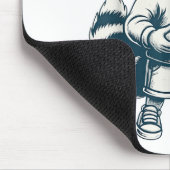 Funny Raccoon 67 Meme Six Seven  マウスパッド (コーナー)