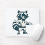 Funny Raccoon 67 Meme Six Seven  マウスパッド (マウス)