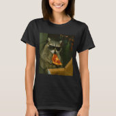 Funny Raccoon Eating Zza Animal Meme  Tシャツ (正面)