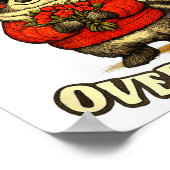 Funny Raccoon I’d Ck You Over Trash Valentines Day ポスター (角)