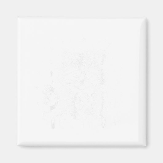 Funny Raccoon I’d Ck You Over Trash Valentines Day マグネット (正面)