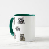 Funny Raccoon Meme Mug for Memes Lovers Mug Gift マグカップ (正面左)