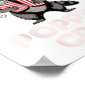 Funny Raccoon Popcorn Popping Crew Movie Lover Men ポスター (角)