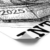 Funny Raccoon Rollin' Into 2026 Dumpster Fire New  ポスター (角)