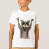 Funny racoon tシャツ (正面)
