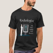 funny radiologist x-ray  illustration comic style tシャツ (正面)
