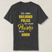 Funny Railroad Police Tシャツ (デザイン正面)