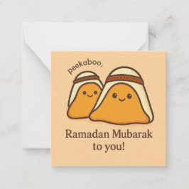 Funny Ramadan Mubarak To You ノートカード