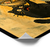 Funny Ramen Cat Japanese Anime Ufo Men Women Teens ポスター (角)