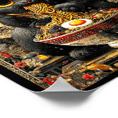 Funny Ramen Cat Noodle Lovers Anime Otaku ポスター (角)