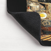 Funny Ramen Cat Noodle Lovers Anime Otaku  マウスパッド (コーナー)