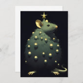 Funny Rat Christmas Cards シーズンカード (正面/裏面)
