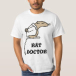 FUNNY RAT LABラットの博士のコート Tシャツ<br><div class="desc">私にすばらしいラットの獣医があり、彼にワイシャツをし、彼に与え、彼は感動しました! これはあなたのラットの医者に与えるすばらしいデザインですまたは多分ラットの医者です! いずれにしても、それは実際におもしろいのワイシャツです!</div>