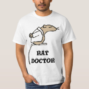 FUNNY RAT LABラットの博士のコート Tシャツ