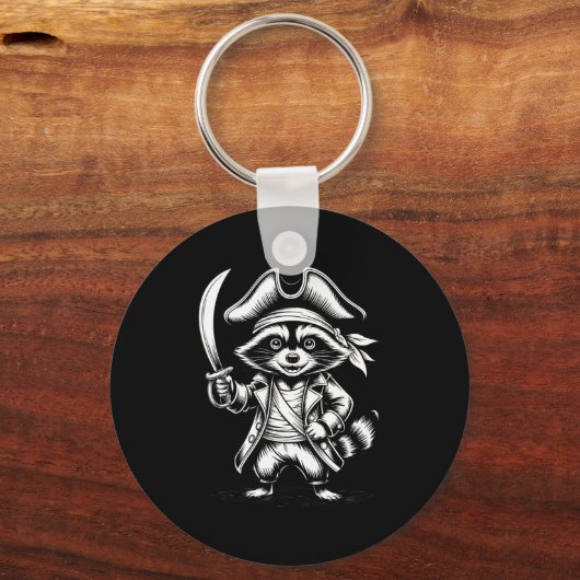 Funny Rate Raccoon  キーホルダー (正面)