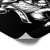 Funny Rate Raccoon  ポスター (角)