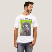 FUNNY RATS熱狂するなラットの女性 Tシャツ (正面フル)