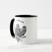 Funny Raven Mug - We're Judging You マグカップ (正面左)