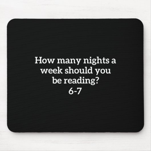 Funny Reading 67 Six Seven Meme Englieacher Book L マウスパッド (正面)